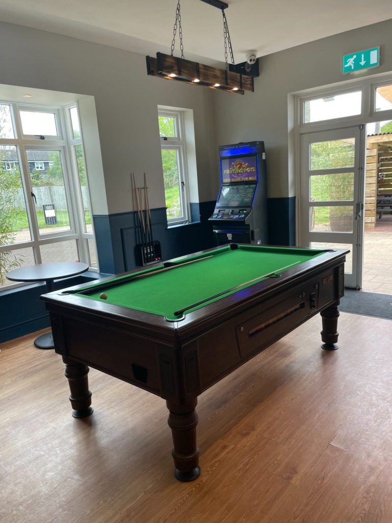 pool and darts area